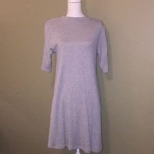Uniqlo cotton ribbed tee shirt dress